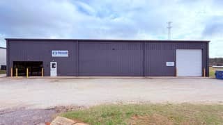 Peppercorn-color metal surface commercial repaint in Mobile, Alabama