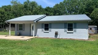 Storm gray exterior repaint in Mobile, Alabama