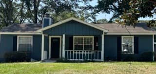 Navy blue exterior repaint in Daphne, Alabama