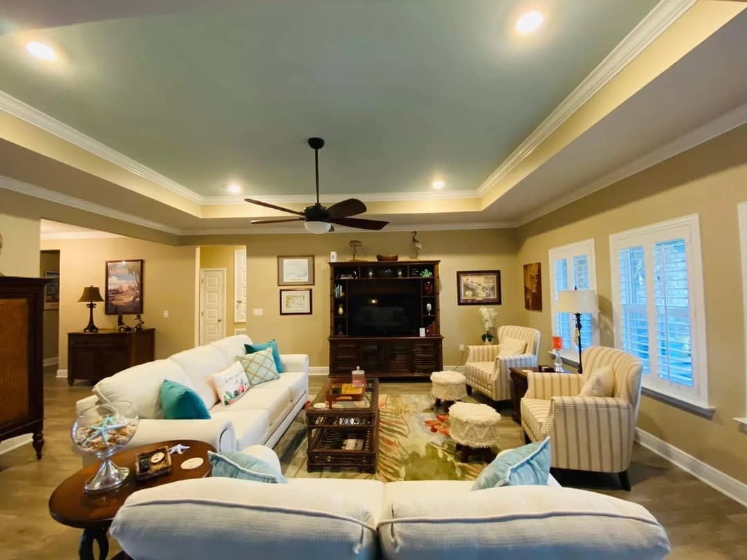 Daphne interior living-space repaint