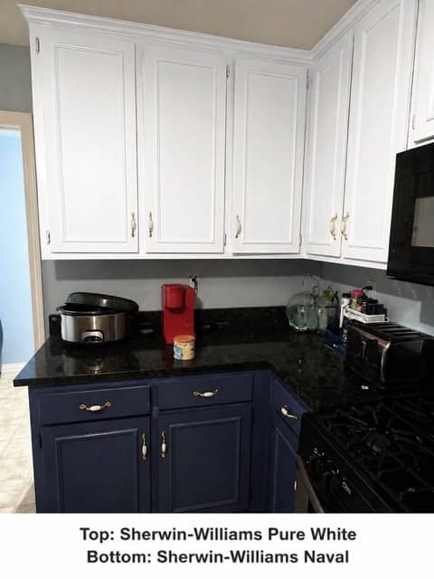 Kitchen cabinets variant render to compare options