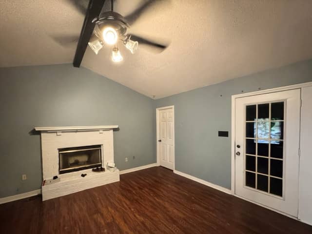 Interior room with a second color or accent surface treated
