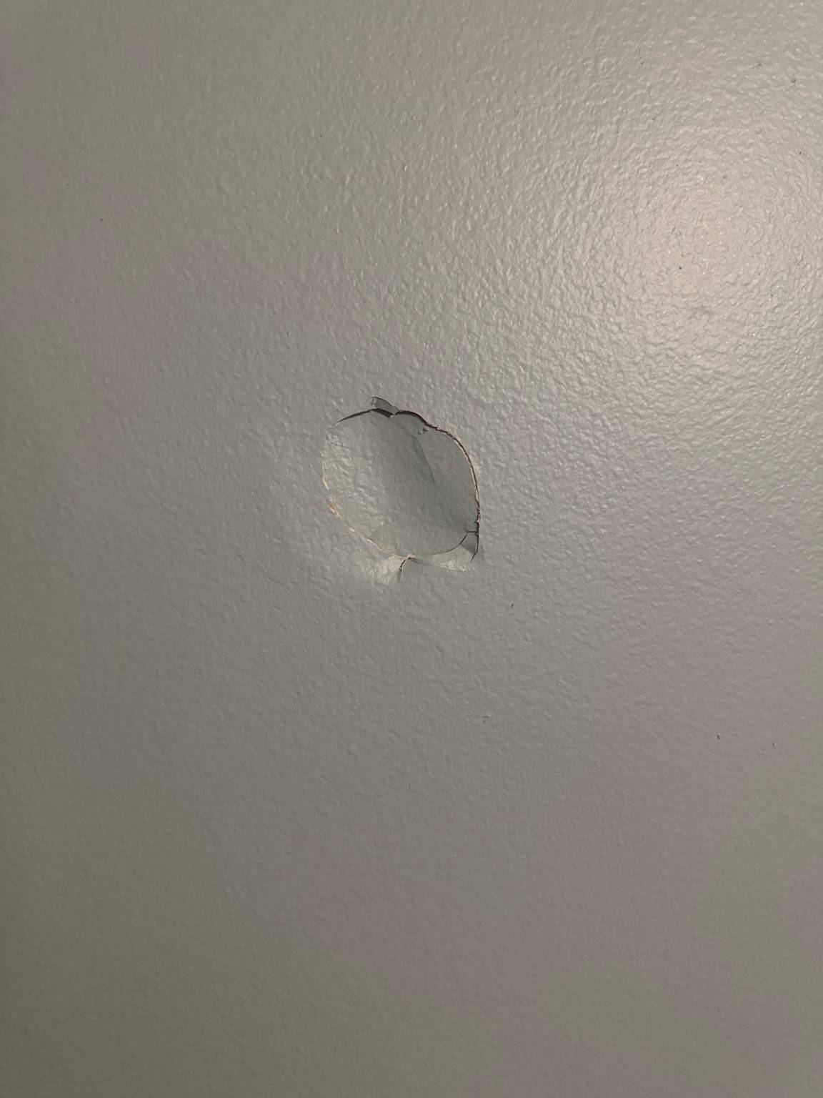 Drywall surface with a second color or accent surface treated