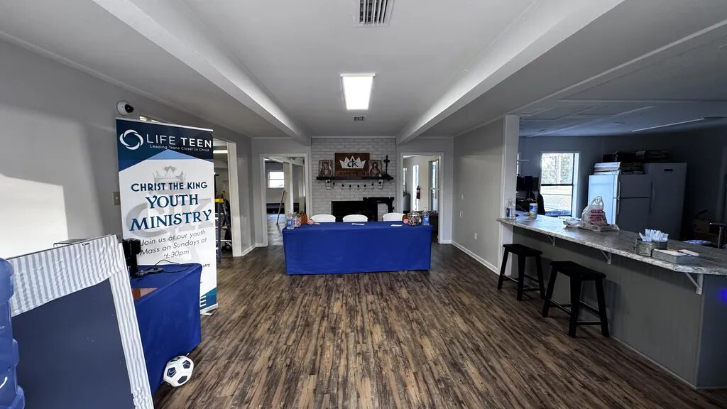 Christ The King Church Youth Ministry Interior — Commercial Painting in Daphne, Baldwin County, Alabama by Paint Doctors LLC.