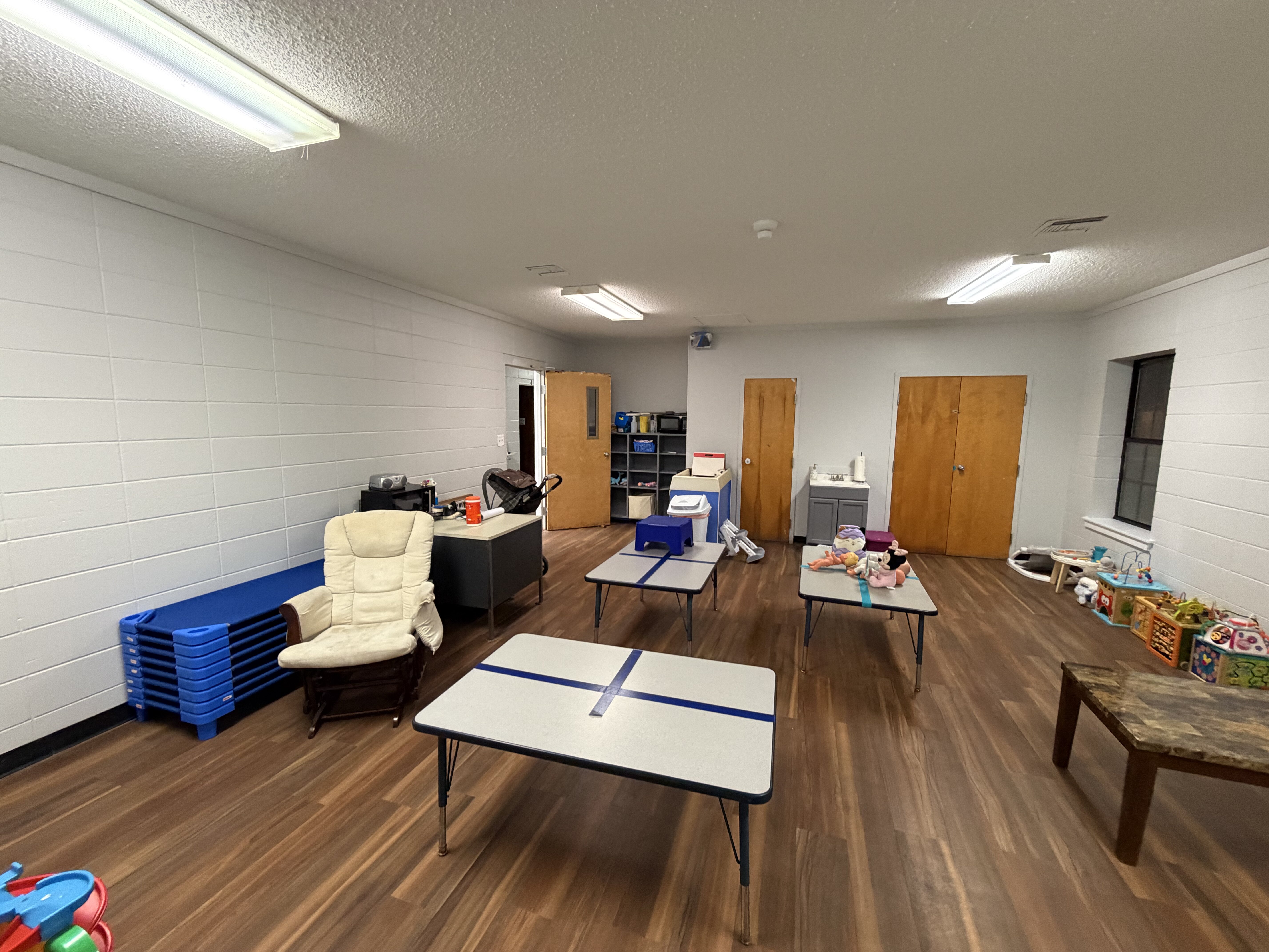 Blue Classroom — Commercial Painting in Saraland, Mobile County, Alabama by Paint Doctors LLC.
