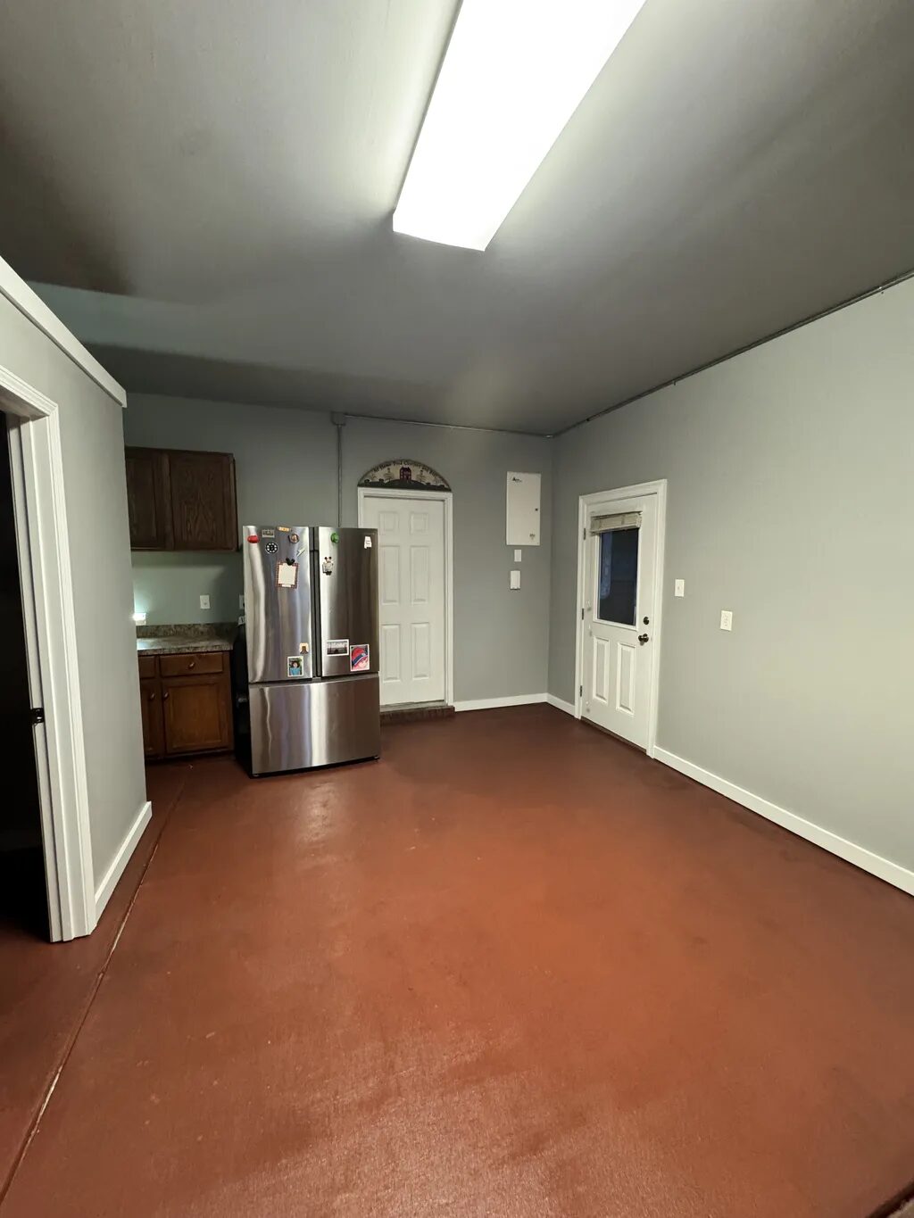 Red Sealed Concrete Floor — Exterior Painting in Mobile, Mobile County, Alabama by Paint Doctors LLC.