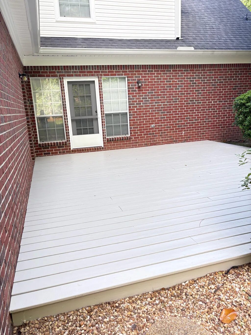 Deck Gray Floor — Exterior Painting in Daphne, Baldwin County, Alabama by Paint Doctors LLC.