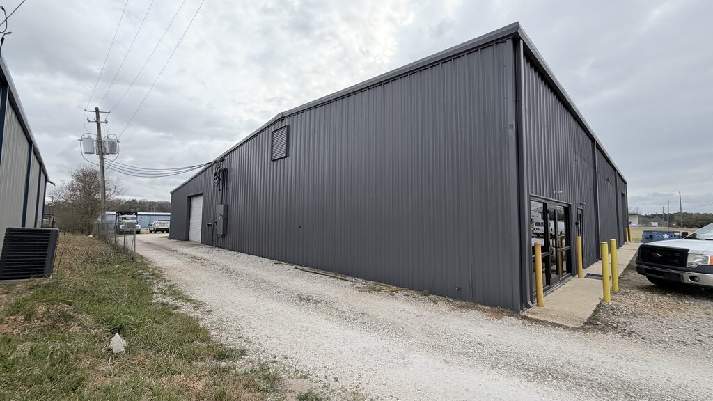 Charcoal Metal Warehouse Repaint — Exterior Painting in Semmes, Mobile County, Alabama by Paint Doctors LLC.